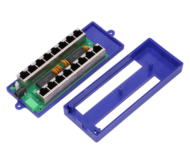 ExtraLink 8 Portowy Gigabit PoE Injector 8x 1000Mb/s RJ45, Mode B - 1541572 - zdjęcie 4